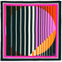 "Lignes Parallèles III" Pochette / Petit Foulard en Soie